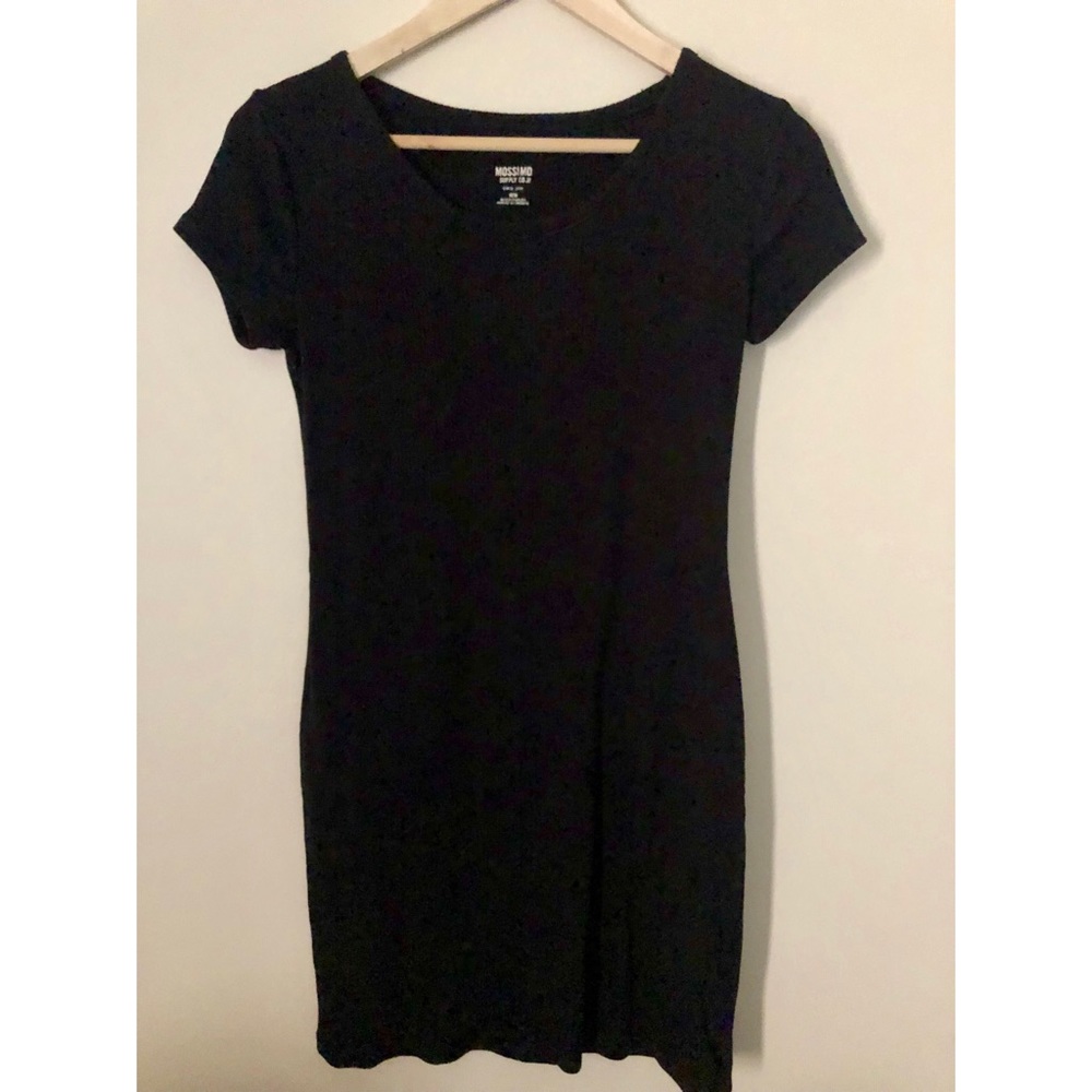Mossimo Black T-Shirt Dress